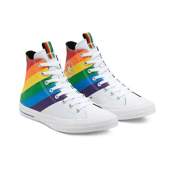 Converse Chuck Taylor All Star Hi Pride Canvas Hi Top Sneakers Unisex - Picture 1 of 9